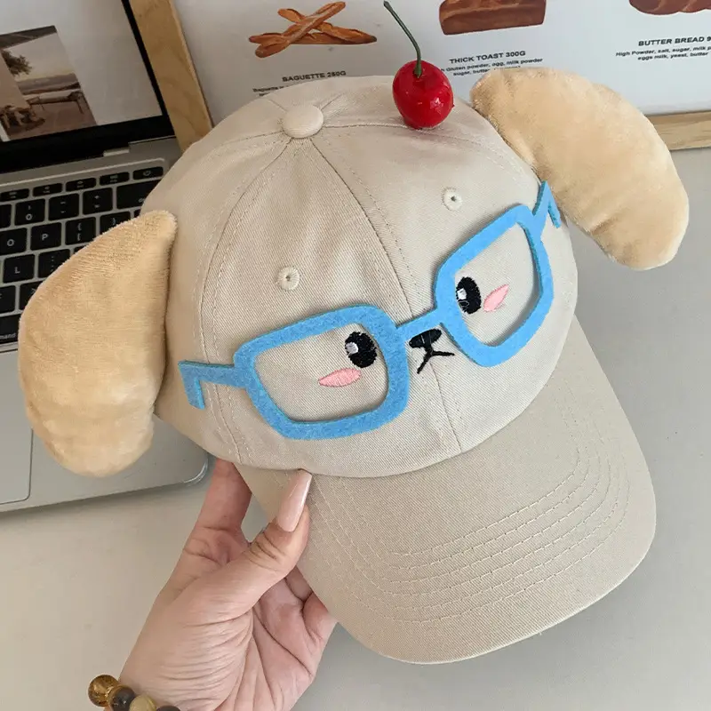 Sweet Cartoon Glasses Cap for Women 2025 - Image 6