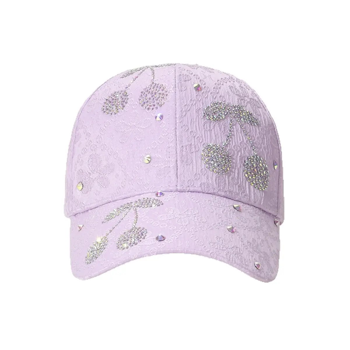 Black Lace Diamond Butterfly Cap for Women