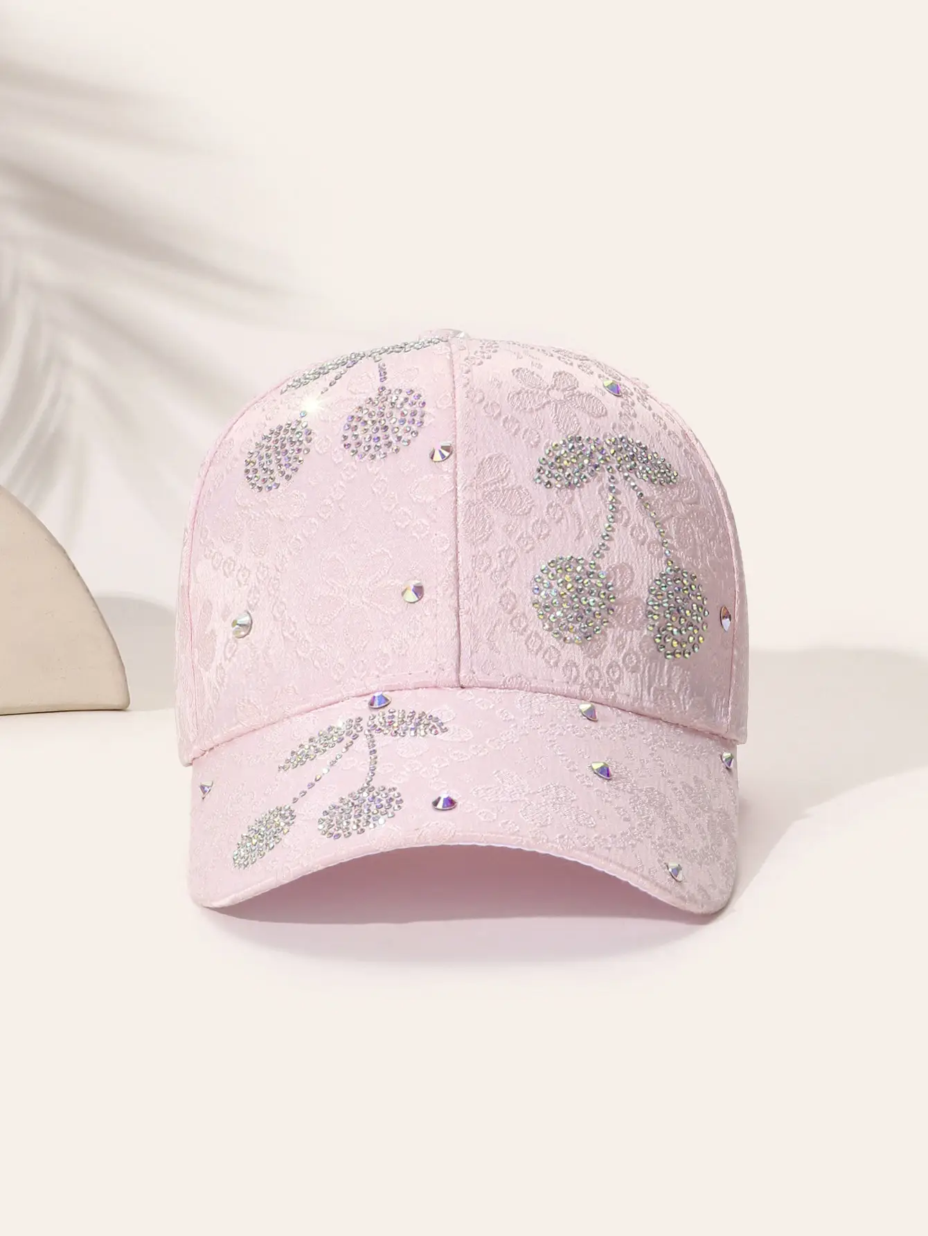 Black Lace Diamond Butterfly Cap for Women