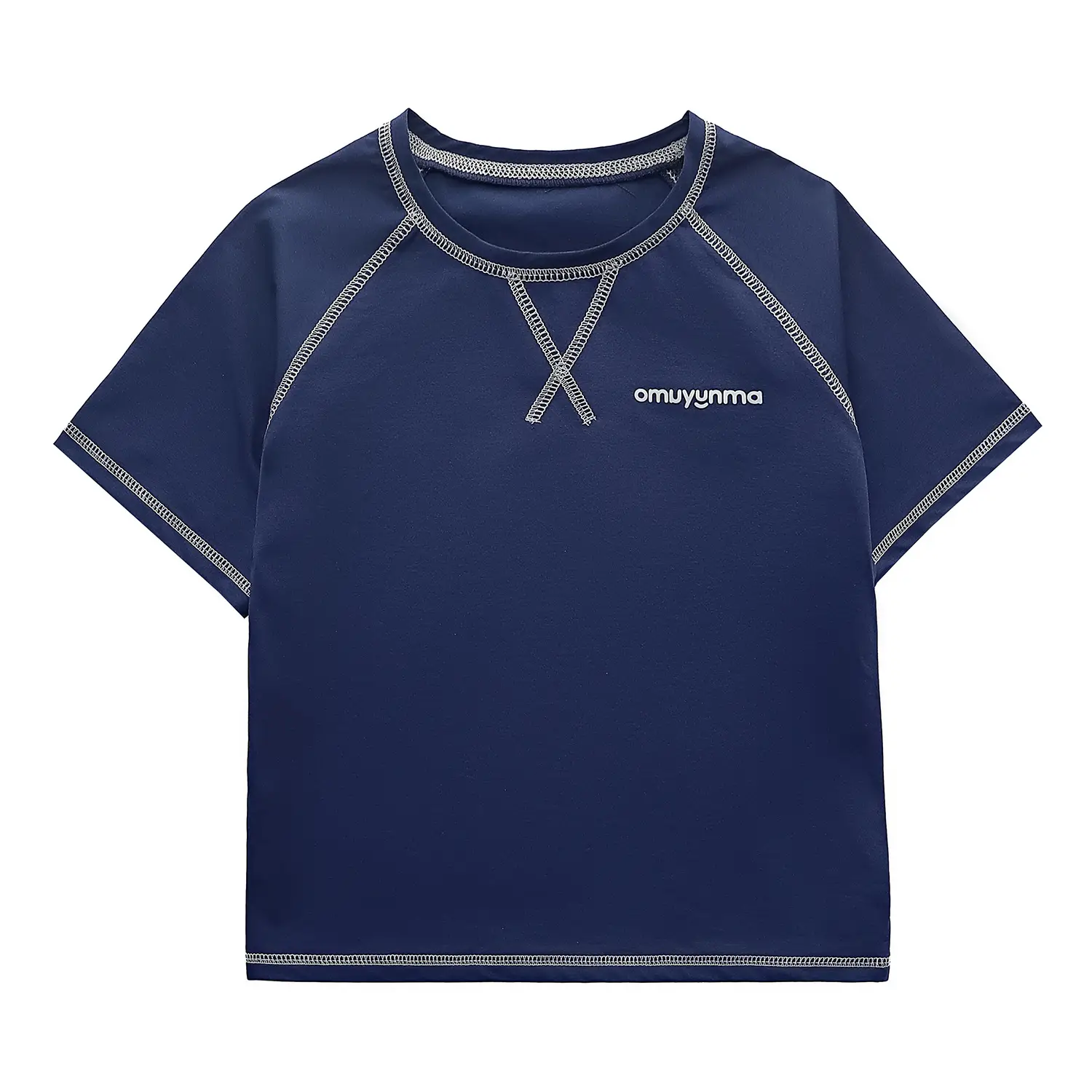 Special Qingdao Boys Summer Hemp Silk T-Shirt Medium Large - Image 8