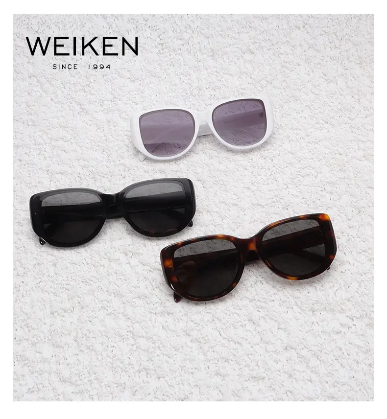 Women Anti-UV Sunglasses Black Brown Tortue Print — feature 14
