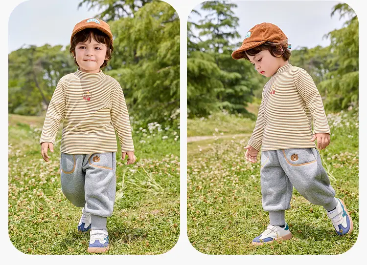 Duduja Kids Cotton T-Shirt Cream 7A Base Layer — feature 17