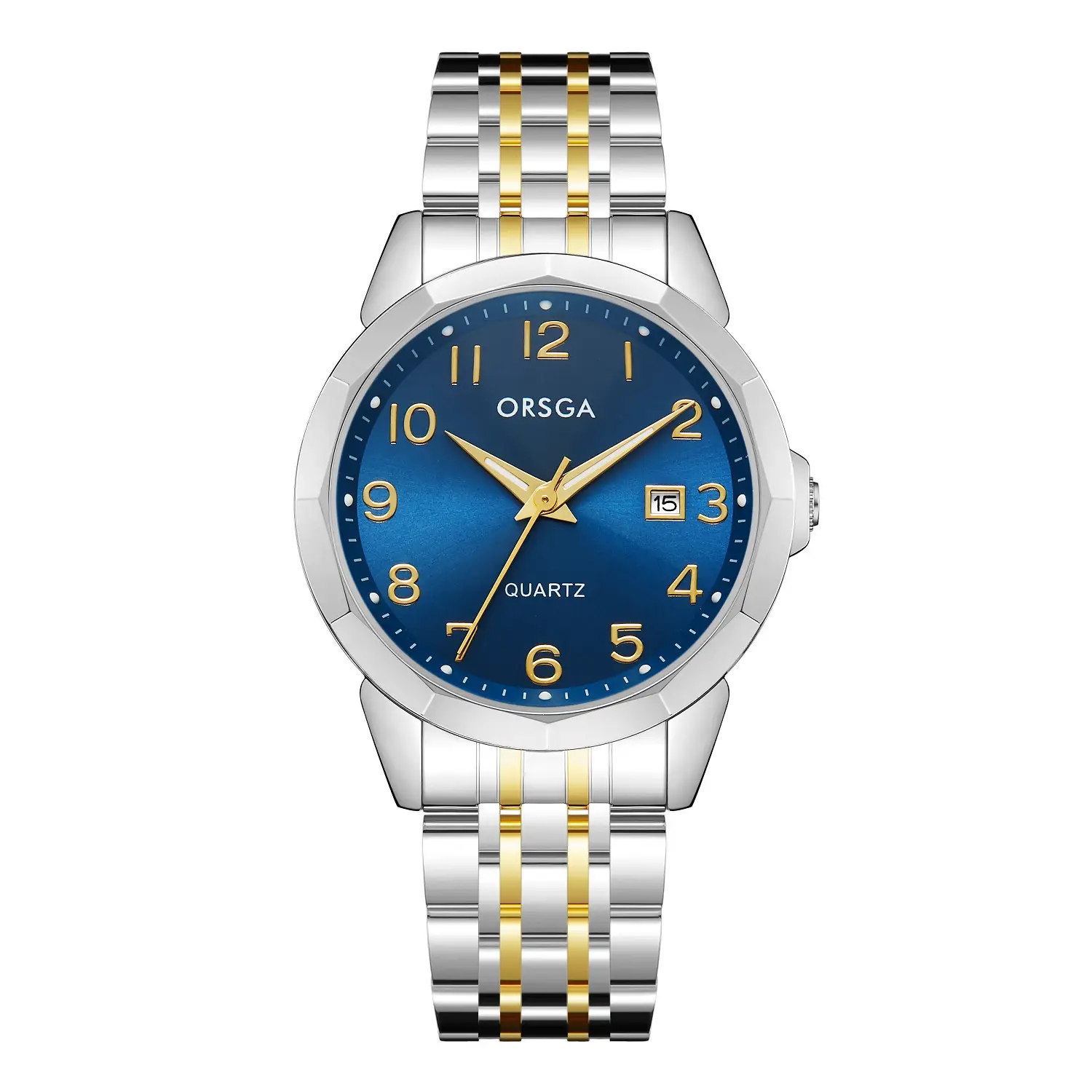 Orsga Black Leather Quartz Watch for Men - Image 6