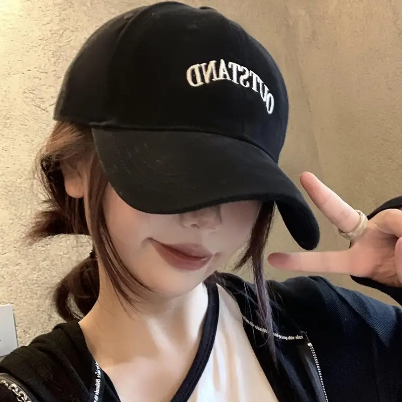Women Outstanding Black Cap 2025 Embroidered - Image 2