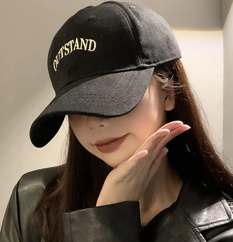 Women Outstanding Black Cap 2025 Embroidered — feature 7