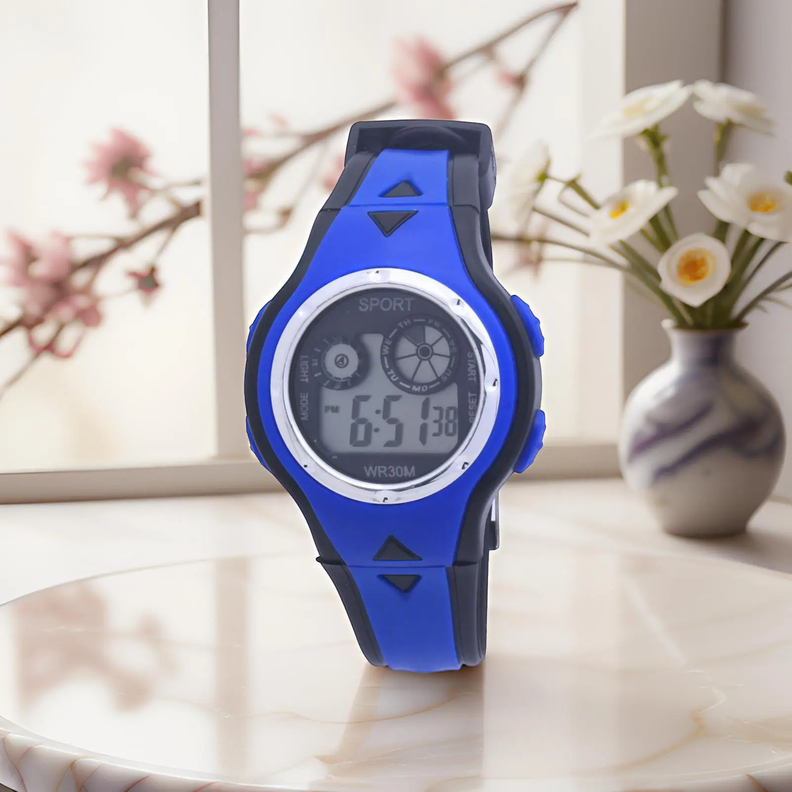 Digital Multifunctional Student Watch Black Luminous - Image 2