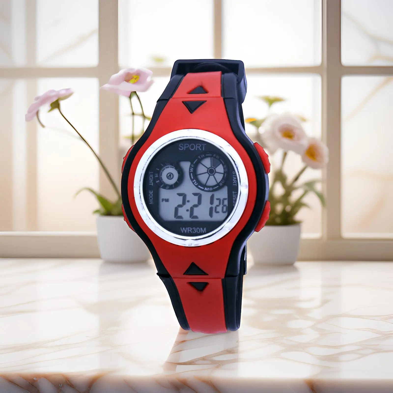 Digital Multifunctional Student Watch Black Luminous - Image 3