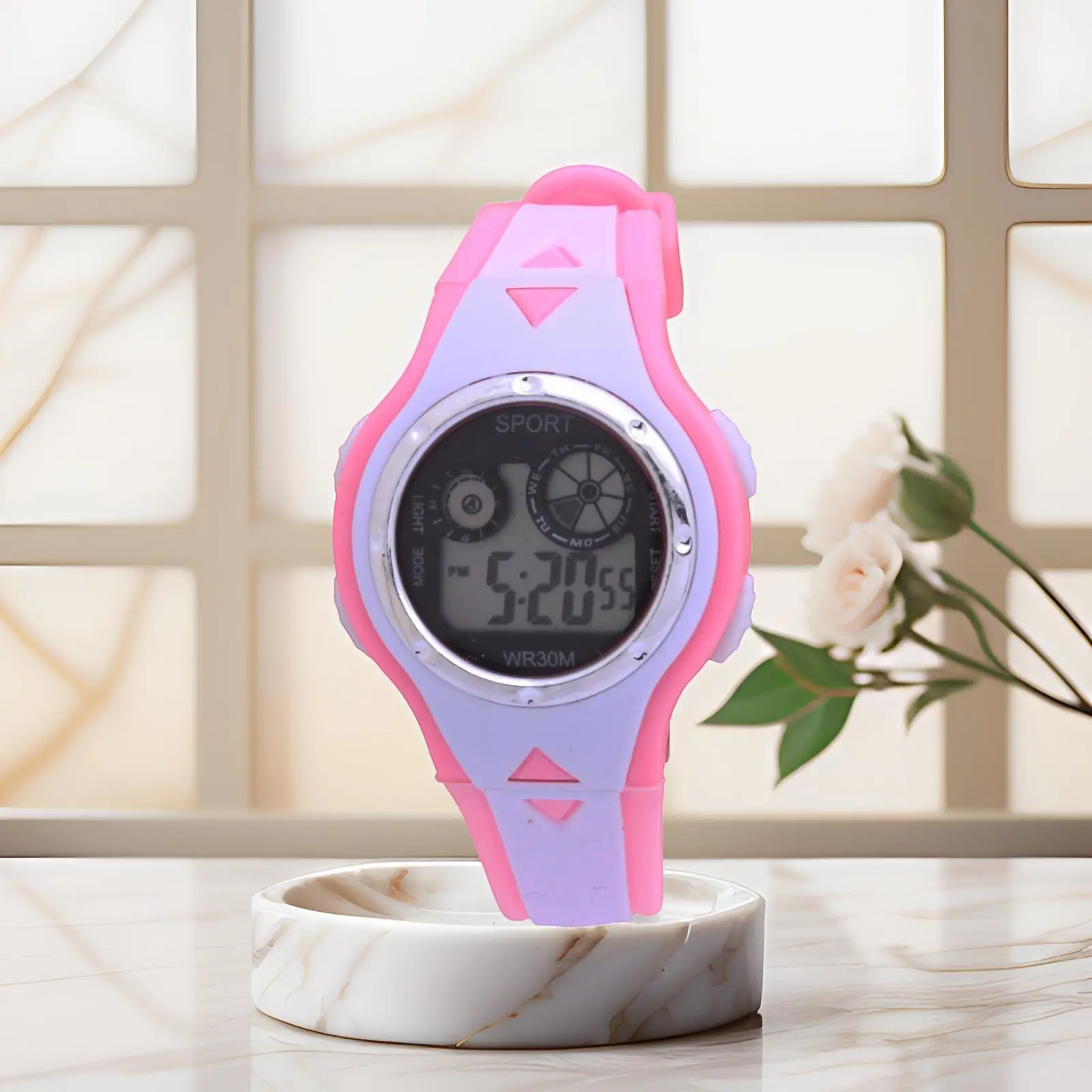 Digital Multifunctional Student Watch Black Luminous - Image 5