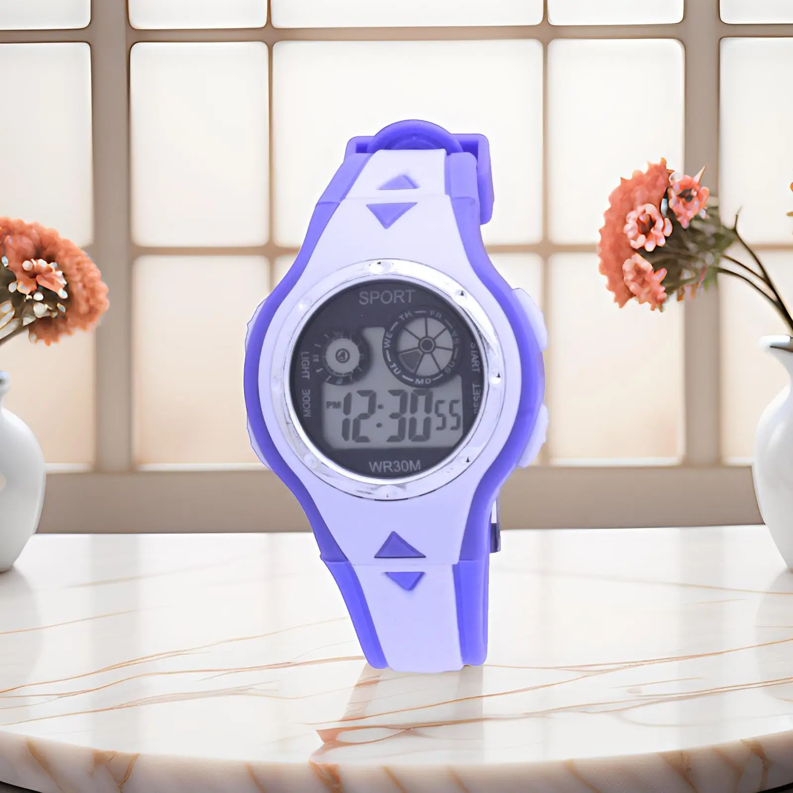 Digital Multifunctional Student Watch Black Luminous - Image 6