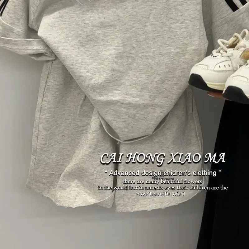Boys China Track Tee Black 2025 Set