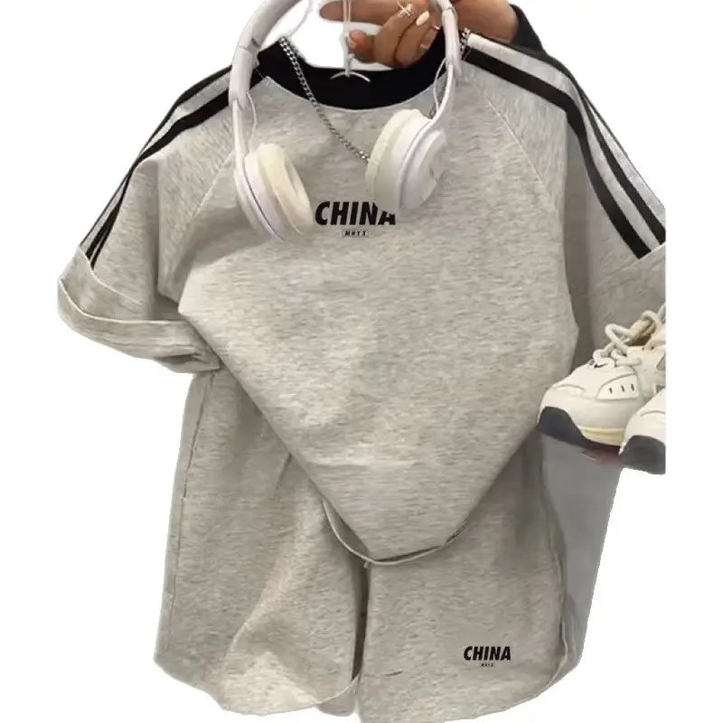 Boys China Track Tee Black 2025 Set