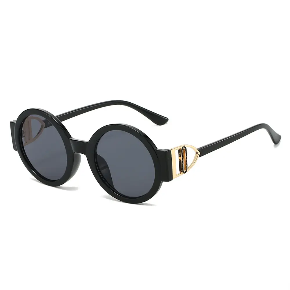 Pink Triangle Sunglasses with Gold Plated Buckle - Image 10