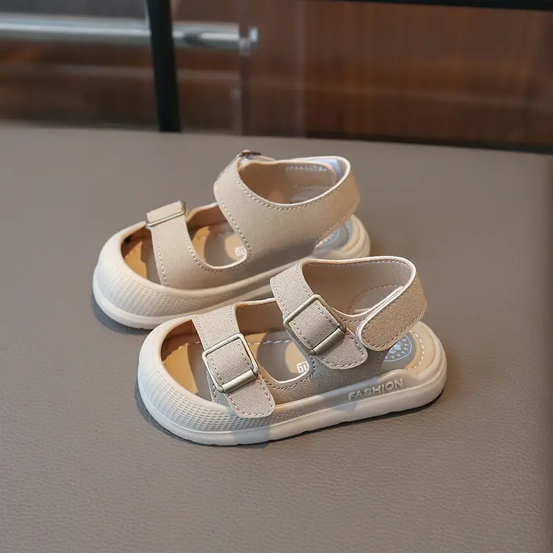 Boys' Closed-Toe Sandals 2025 Summer Tan