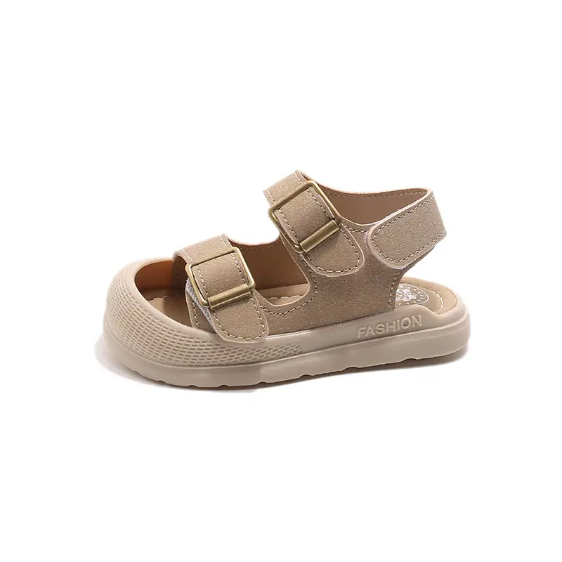 Boys' Closed-Toe Sandals 2025 Summer Tan