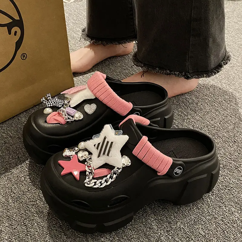 2025 Black EVA Heel Sandals for Women - Image 13