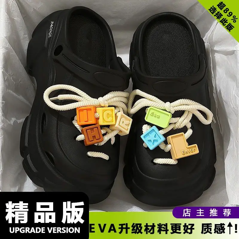 2025 Black EVA Heel Sandals for Women - Image 27