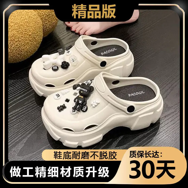 2025 Black EVA Heel Sandals for Women - Image 42