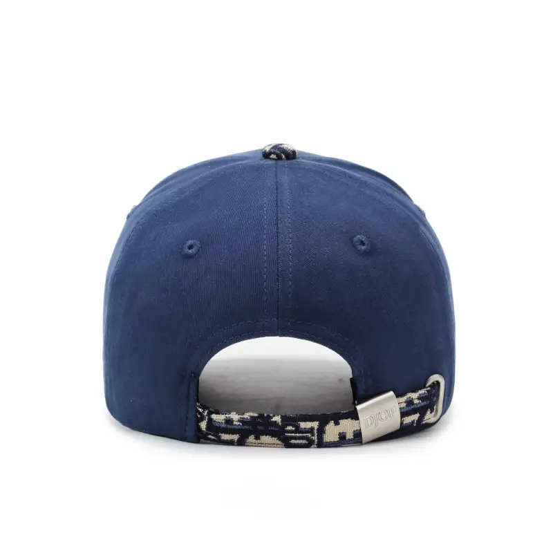 Women Embroidered Letter Baseball Cap Blue - Image 8