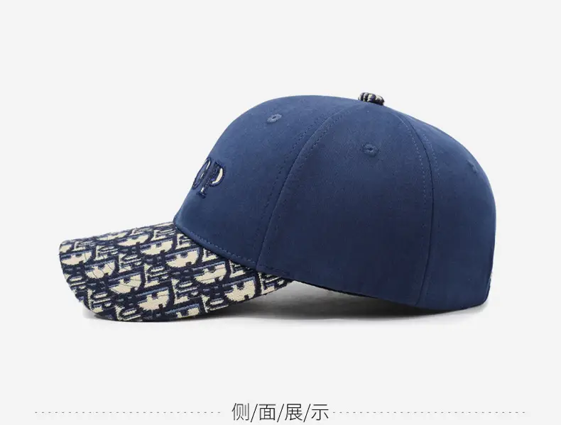 Women Embroidered Letter Baseball Cap Blue — feature 11