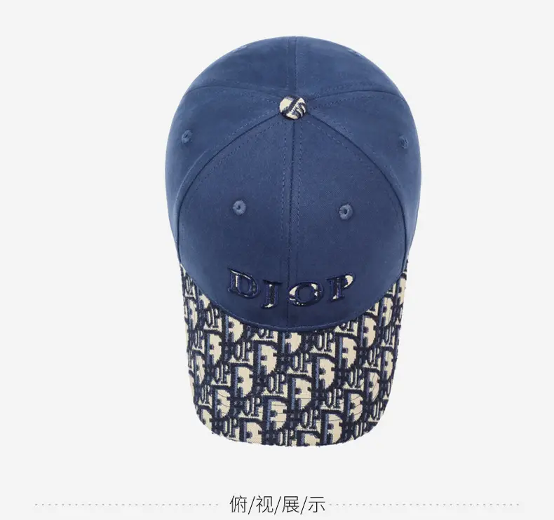 Women Embroidered Letter Baseball Cap Blue — feature 13