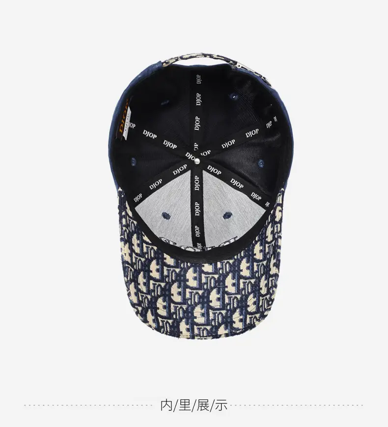 Women Embroidered Letter Baseball Cap Blue — feature 14