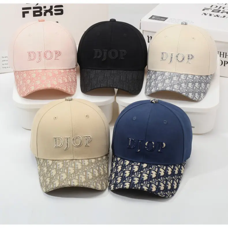 Women Embroidered Letter Baseball Cap Blue — feature 8