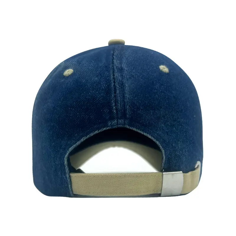 Women Blue Denim Baseball Cap Sun Visor - Image 6