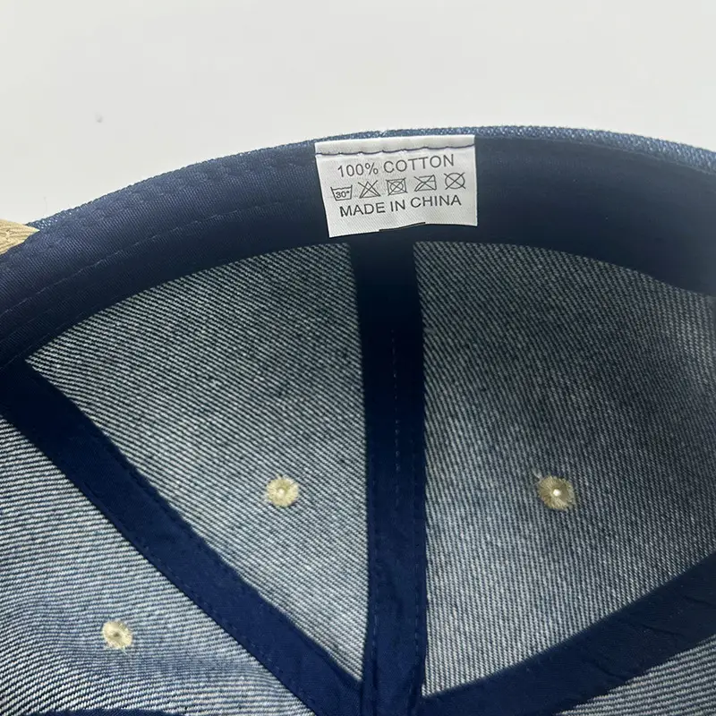 Women Blue Denim Baseball Cap Sun Visor — feature 2