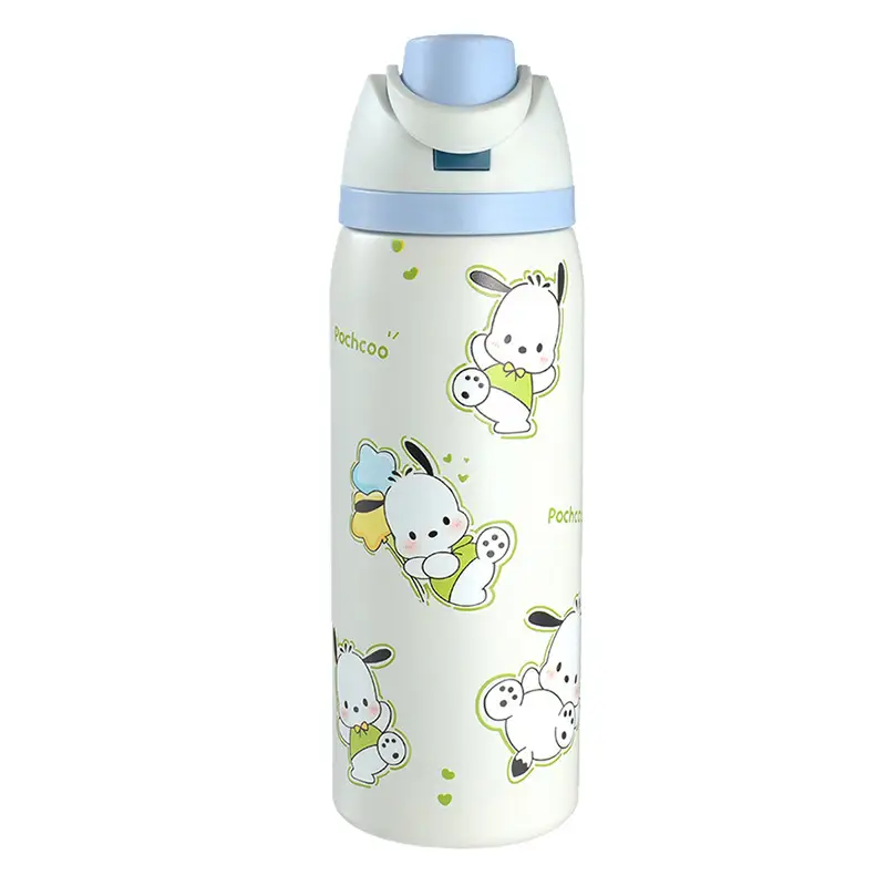 Cross-Border Cartoon Fruit Cup 304 Stainless Steel Thermos Cup Large Capacity Portable Double Drinking Cup Outdoor Sports Water Bottle