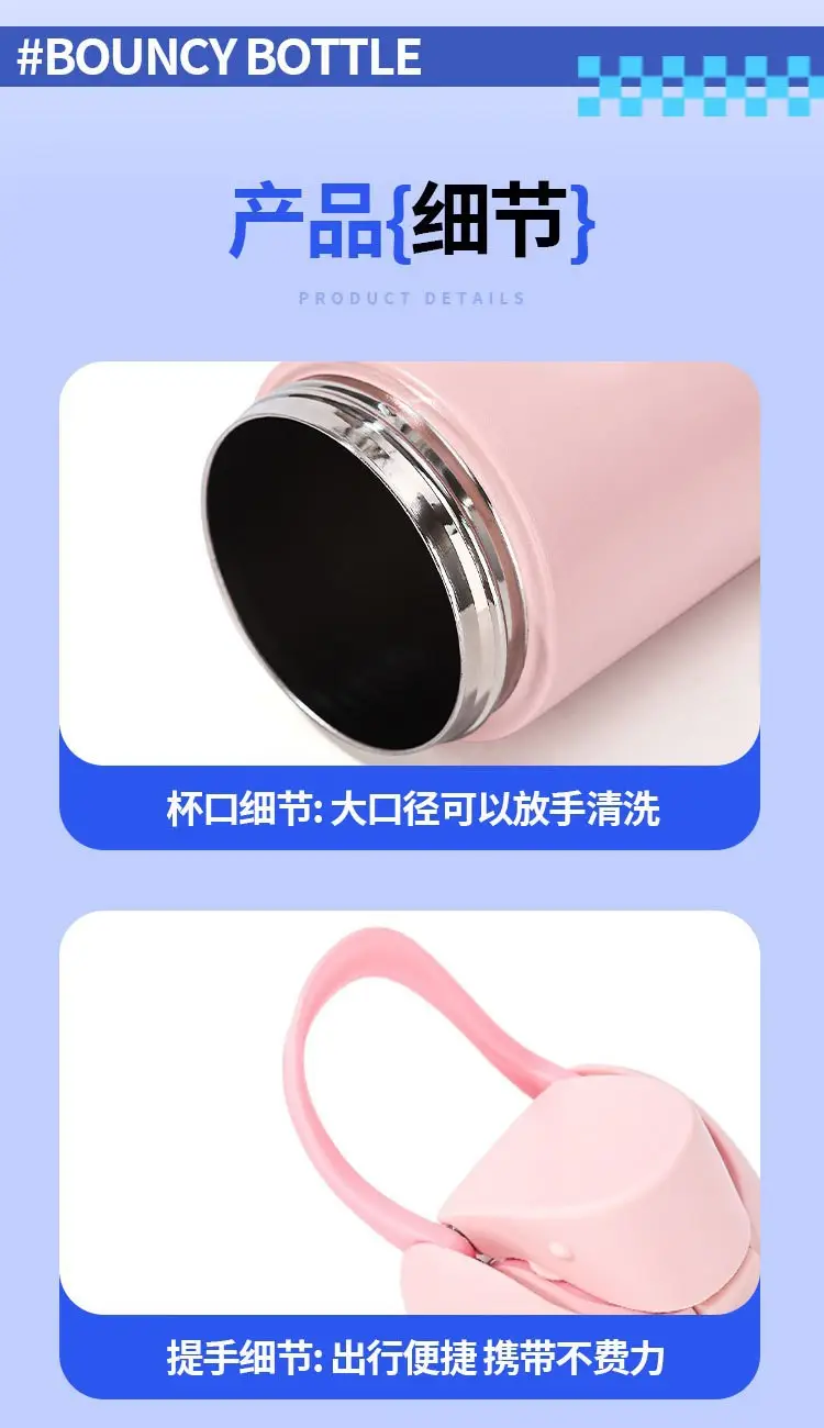 Cross-Border Cartoon Fruit Cup 304 Stainless Steel Thermos Cup Large Capacity Portable Double Drinking Cup Outdoor Sports Water Bottle — feature 8