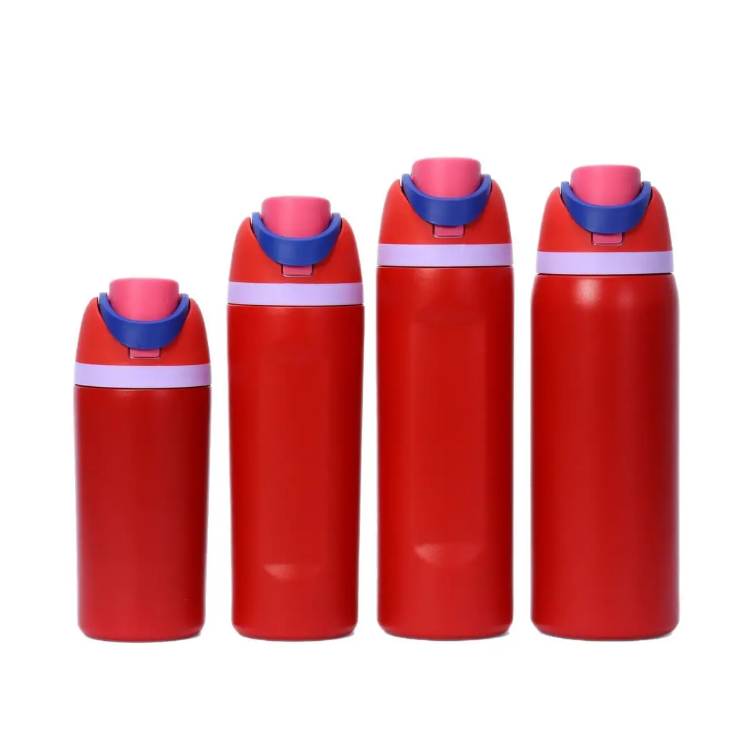 Cross-Border Cartoon Fruit Cup 304 Stainless Steel Thermos Cup Large Capacity Portable Double Drinking Cup Outdoor Sports Water Bottle