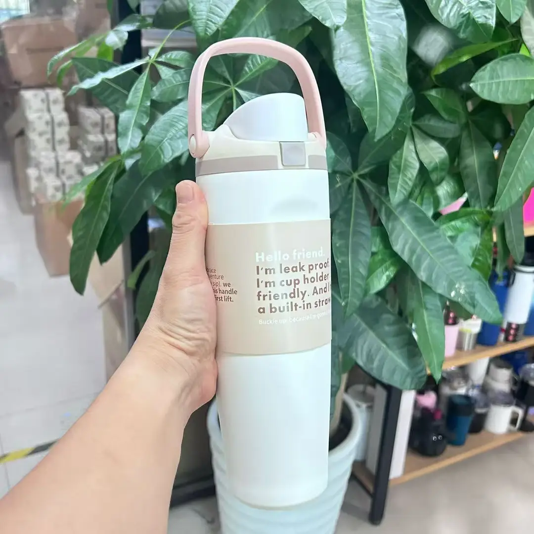 Cross-Border Cartoon Fruit Cup 304 Stainless Steel Thermos Cup Large Capacity Portable Double Drinking Cup Outdoor Sports Water Bottle