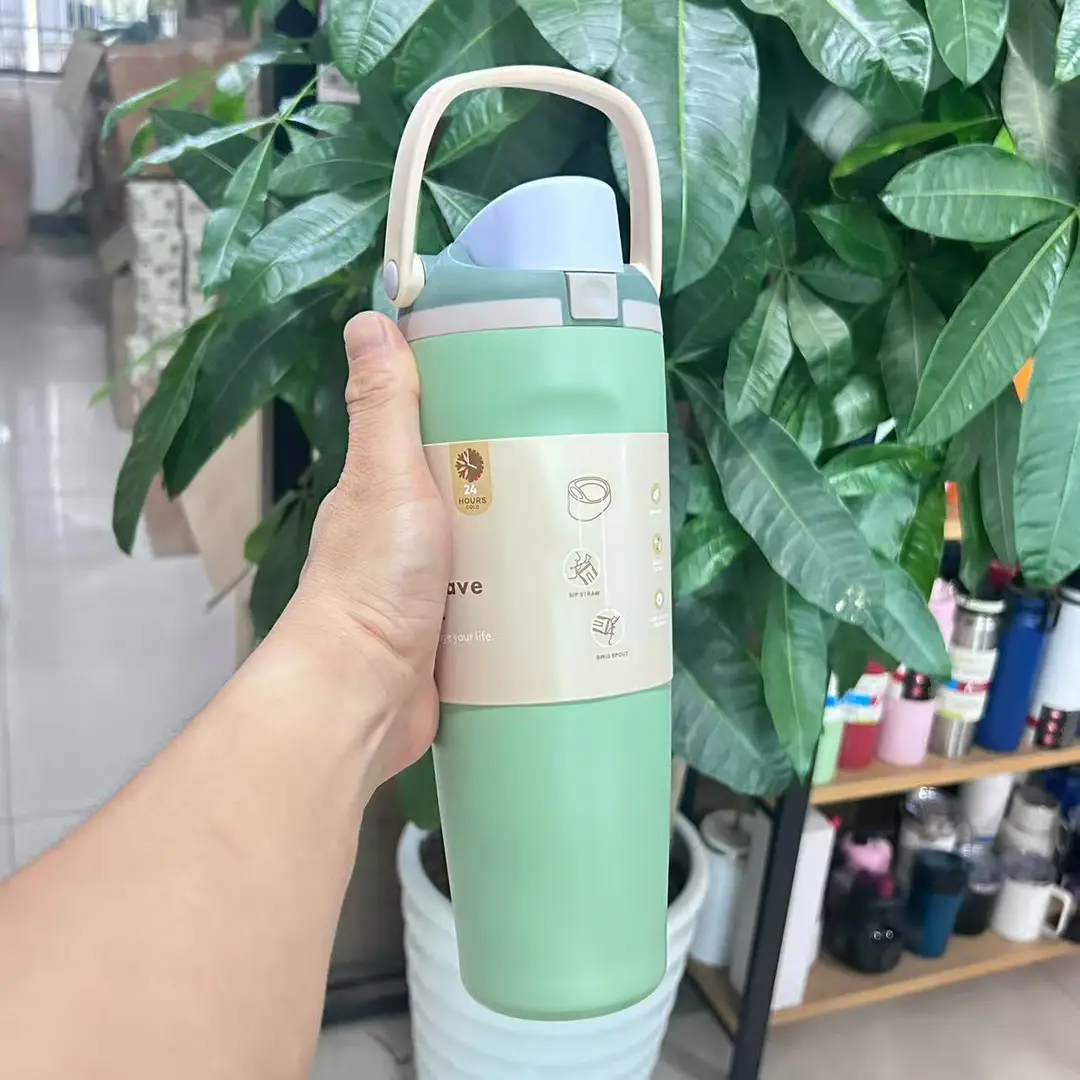 Cross-Border Cartoon Fruit Cup 304 Stainless Steel Thermos Cup Large Capacity Portable Double Drinking Cup Outdoor Sports Water Bottle