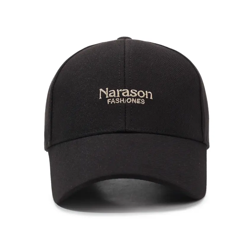 Men's Grey Knitted Baseball Cap Korean Style - Image 8