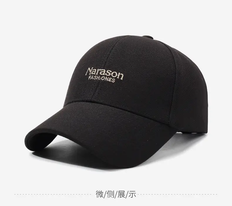 Men's Grey Knitted Baseball Cap Korean Style — feature 10