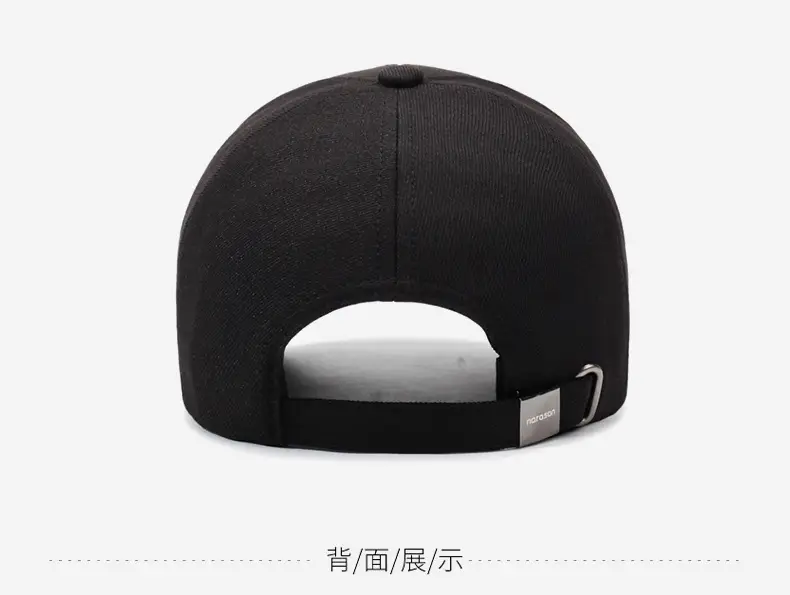 Men's Grey Knitted Baseball Cap Korean Style — feature 12