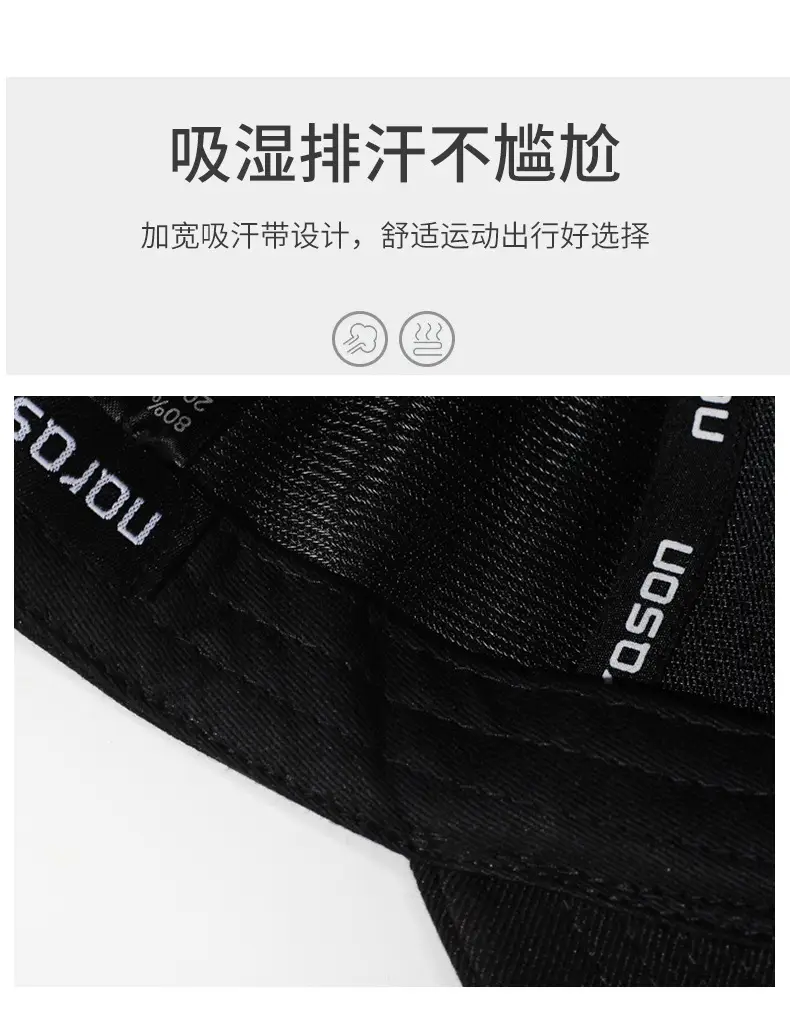 Men's Grey Knitted Baseball Cap Korean Style — feature 3