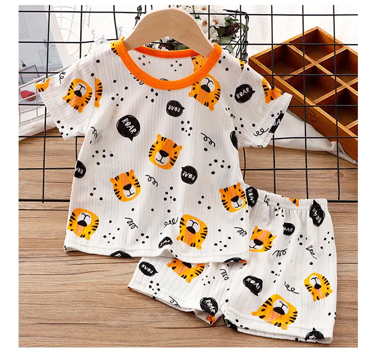 Baby Girl Printed T-Shirt & Shorts Set White — feature 12