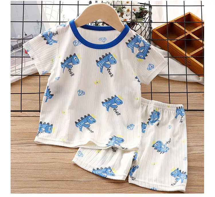 Baby Girl Printed T-Shirt & Shorts Set White — feature 13