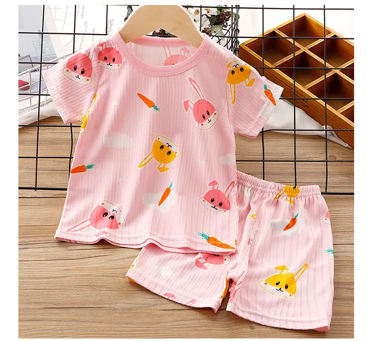 Baby Girl Printed T-Shirt & Shorts Set White — feature 15