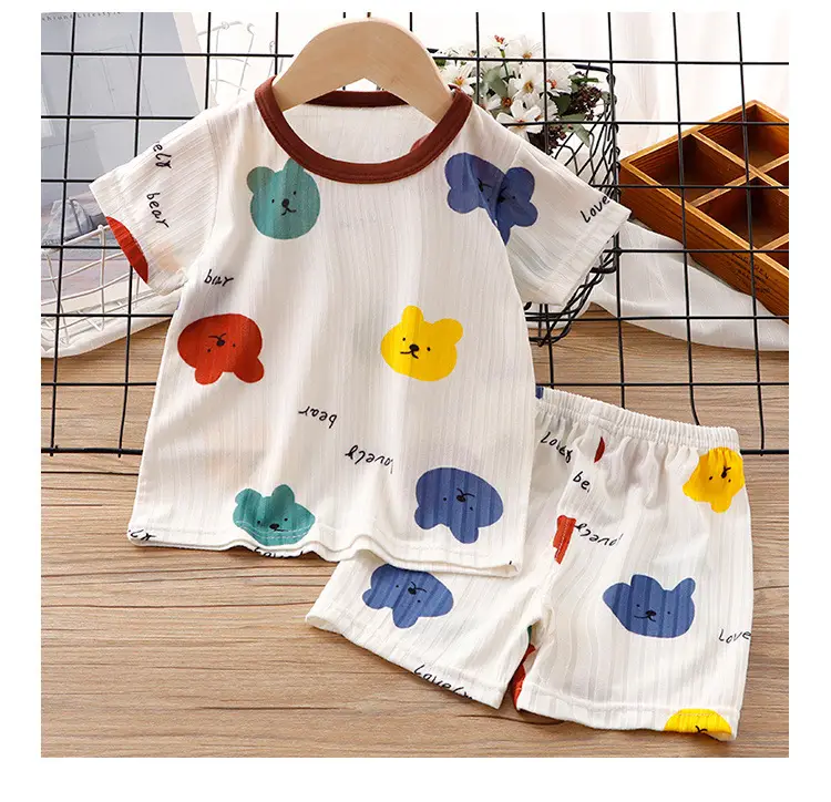 Baby Girl Printed T-Shirt & Shorts Set White — feature 16