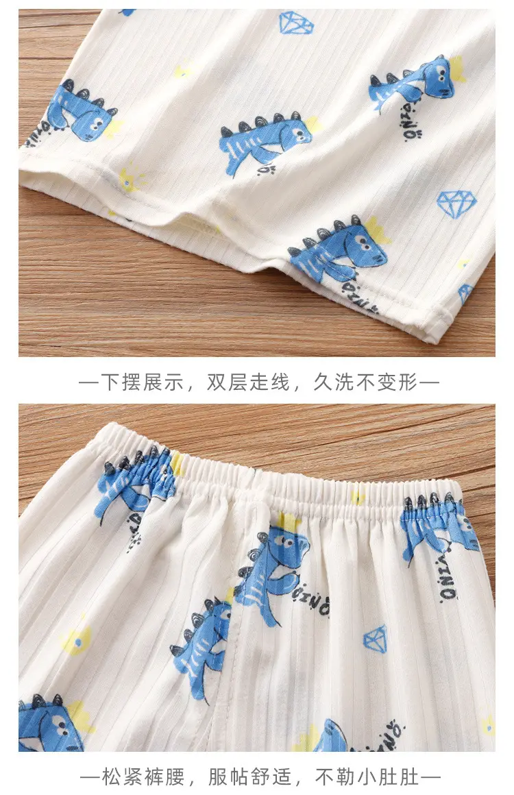 Baby Girl Printed T-Shirt & Shorts Set White — feature 19