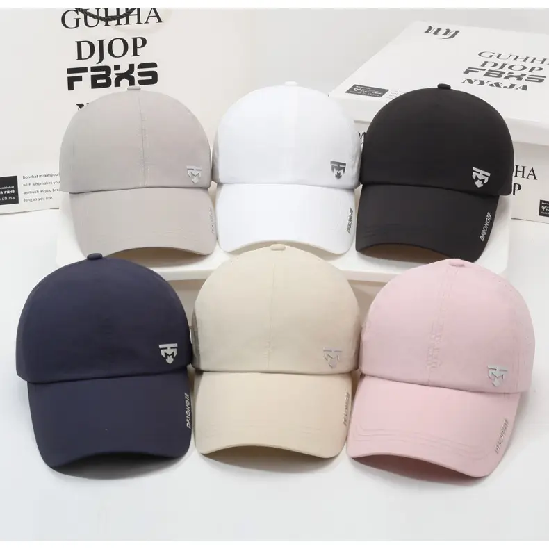 Men's Navy Blue Brim Cap with Extended Back Closure — feature 8