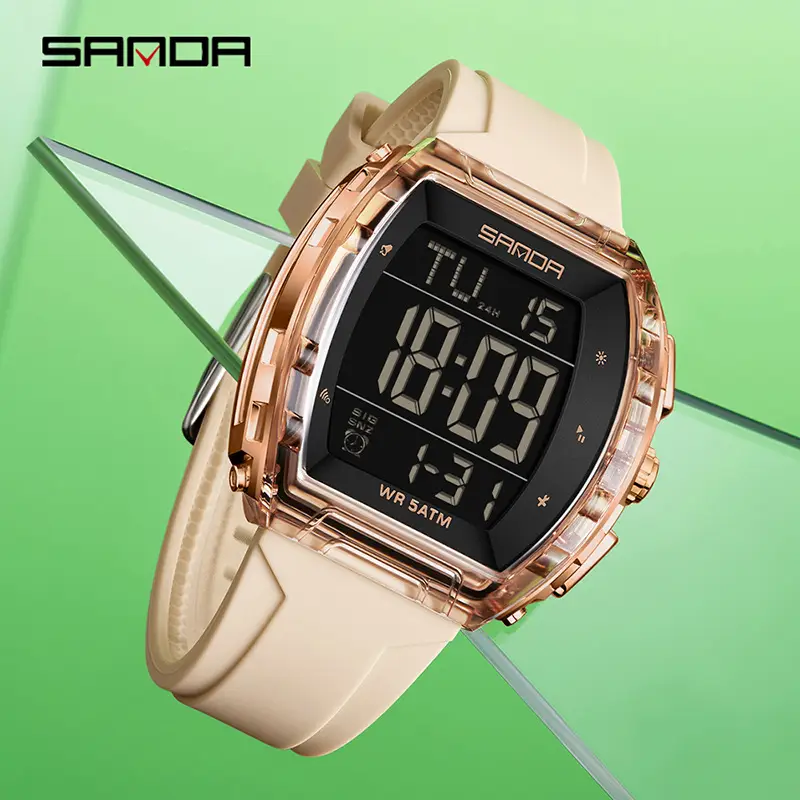 Sanda Waterproof Countdown Electronic Watch Blue 2049 - Image 37