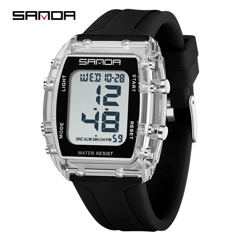 Sanda Waterproof Countdown Electronic Watch Blue 2049 - Image 17