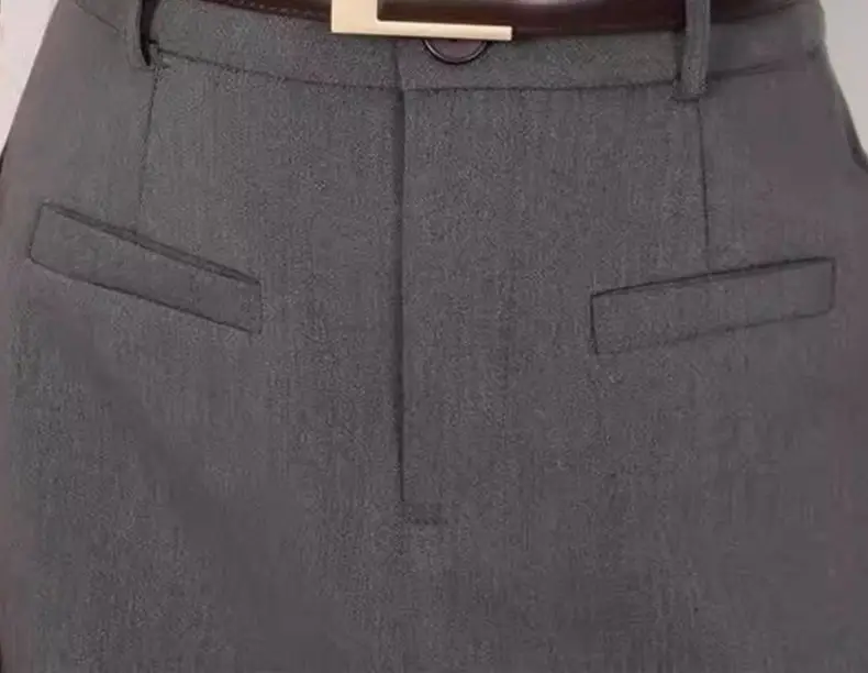 Women's Brown Leather Belt with Gold Buckle β feature 2