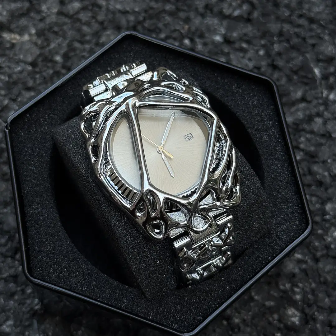 Millennium Y2K Watch Men's Spider Web Alabaster European and American High-End Waterproof Cross-Border Popular Men's Watch