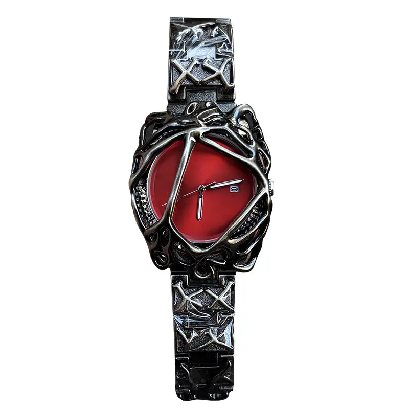 Millennium Y2K Watch Men's Spider Web Alabaster European and American High-End Waterproof Cross-Border Popular Men's Watch