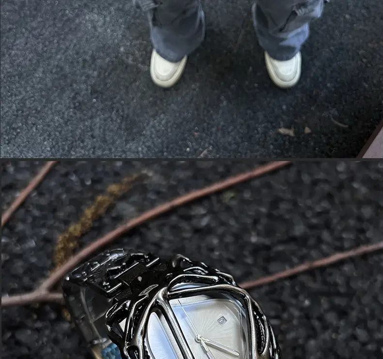 Millennium Y2K Watch Men's Spider Web Alabaster European and American High-End Waterproof Cross-Border Popular Men's Watch — feature 15