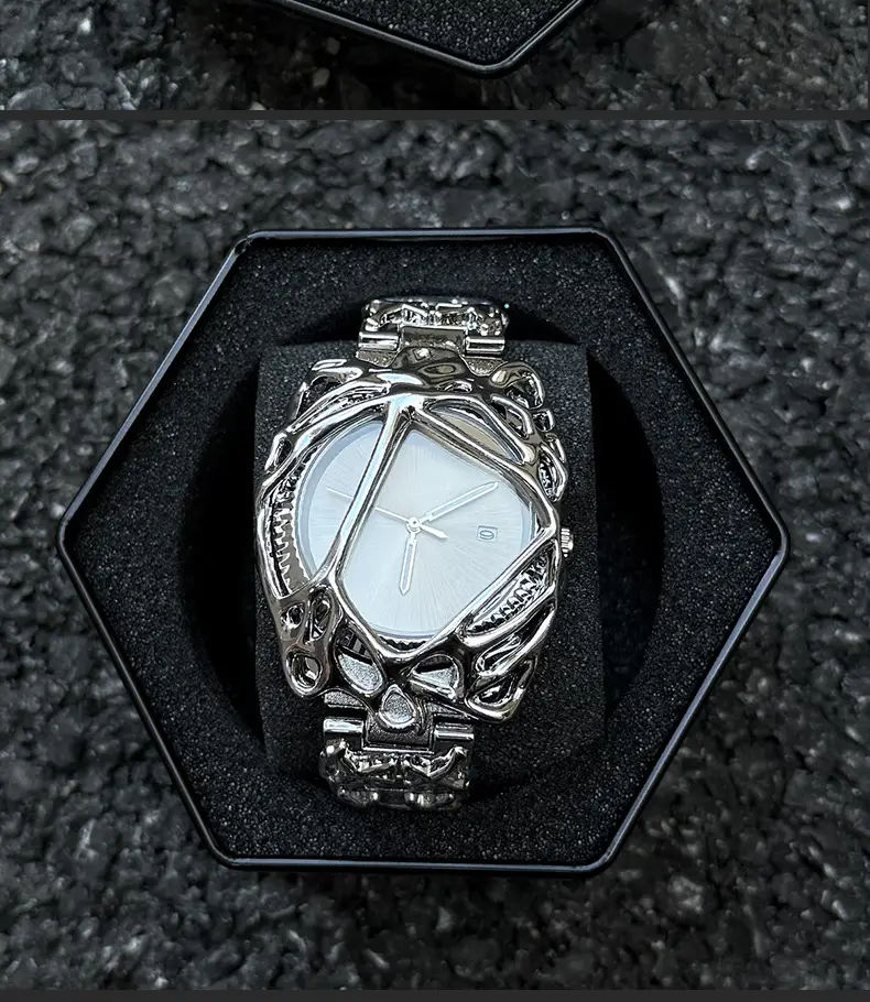 Millennium Y2K Watch Men's Spider Web Alabaster European and American High-End Waterproof Cross-Border Popular Men's Watch — feature 23